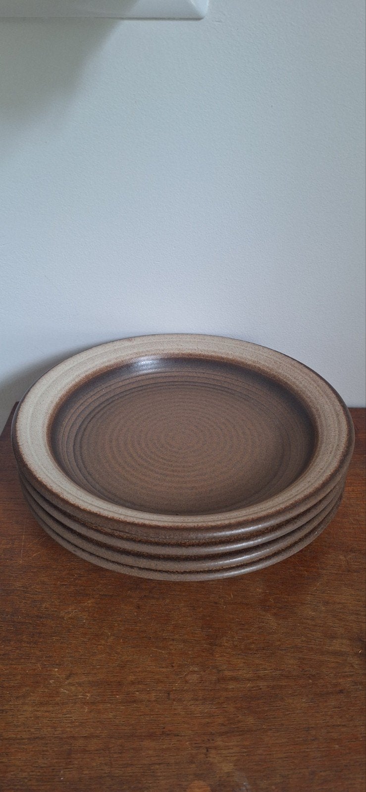 Vintage Gerzit borden - Set van 4, Ophalen of Verzenden, Overige stijlen, Bord(en)