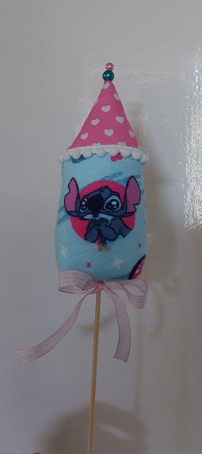 nieuw- Stitch plantensteker/ vogelhuisje, Verzamelen, Ophalen of Verzenden, Overige figuren, Nieuw, Overige typen