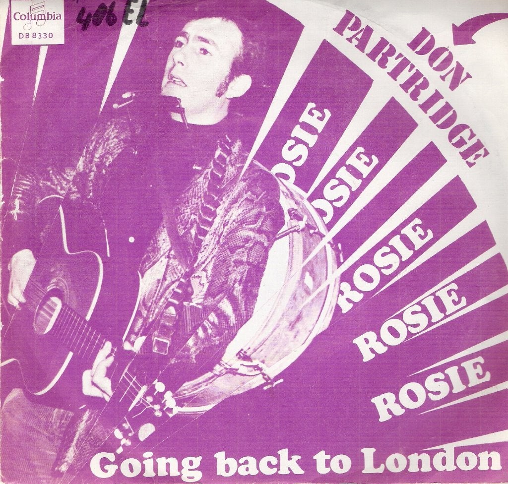 Don Partridge - Rosie-Going Back To London -Fotohoes - 1968, Ophalen, Gebruikt, Pop