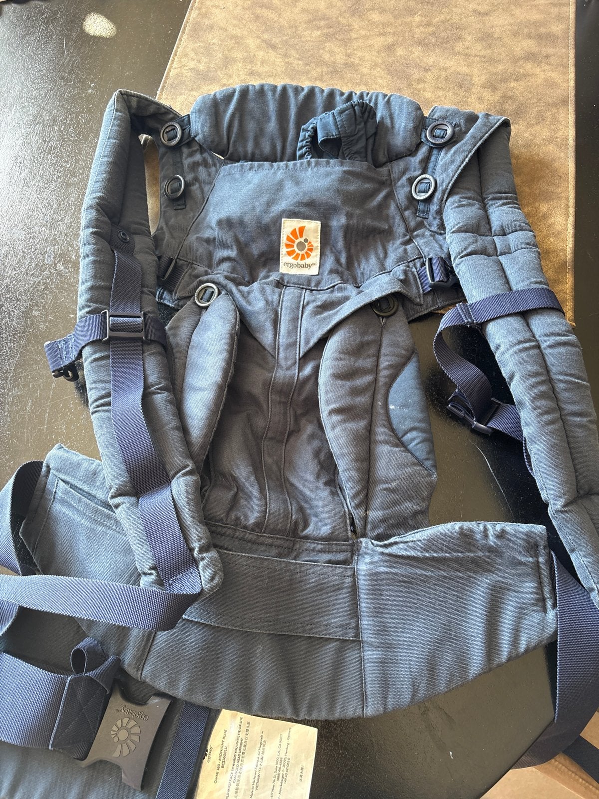 Ergobaby Omni 360 Draagzak - Navy Blauw, Kinderen en Baby's, Babydragers en Draagdoeken, Overige merken, Ophalen of Verzenden