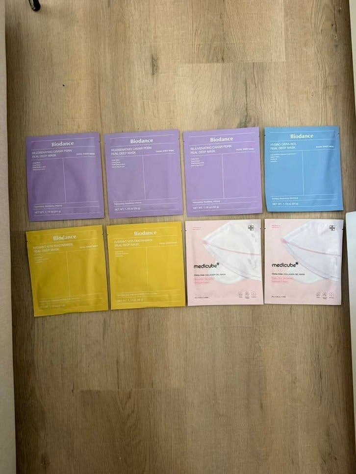 Biodance medicube maskers, Verzenden, Zo goed als nieuw