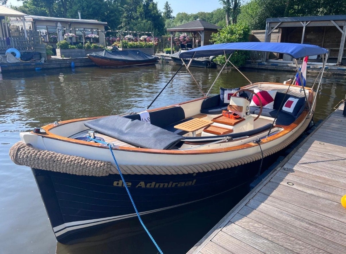 Sloep 'De Admiraal' - Perfect voor ontspannen vaartochten, Watersport en Boten, Overige merken, Gebruikt, 29 pk, Binnenboordmotor