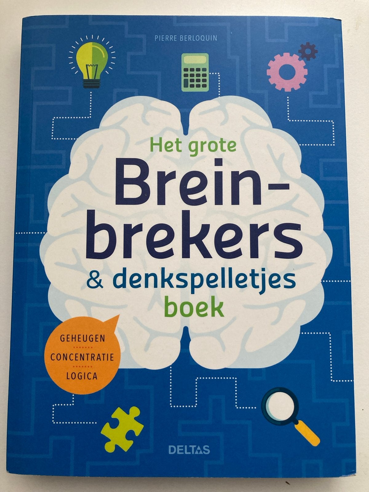 Het Grote Breinbrekers & Denkspelletjes Boek - Nieuw, Ophalen of Verzenden, Nieuw, Puzzelboek