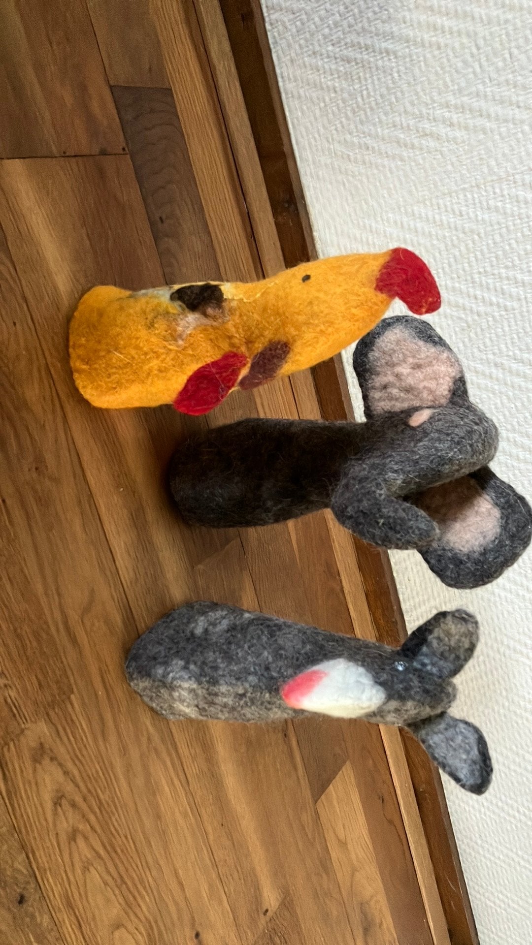 Gevilte handdieren, Ophalen, Nieuw