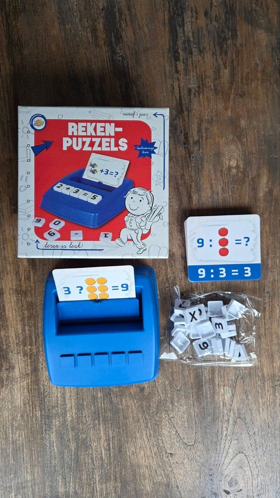 Toy Universe Rekenpuzzels educatieve puzzeldoos,, Ophalen of Verzenden, Zo goed als nieuw, Rekenen
