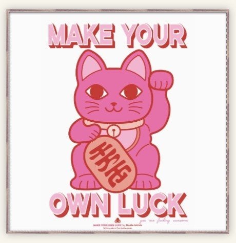 Maneki Neko, Antiek en Kunst, Kunst | Litho's en Zeefdrukken, Verzenden, Dieren en Natuur, Offsetdruk