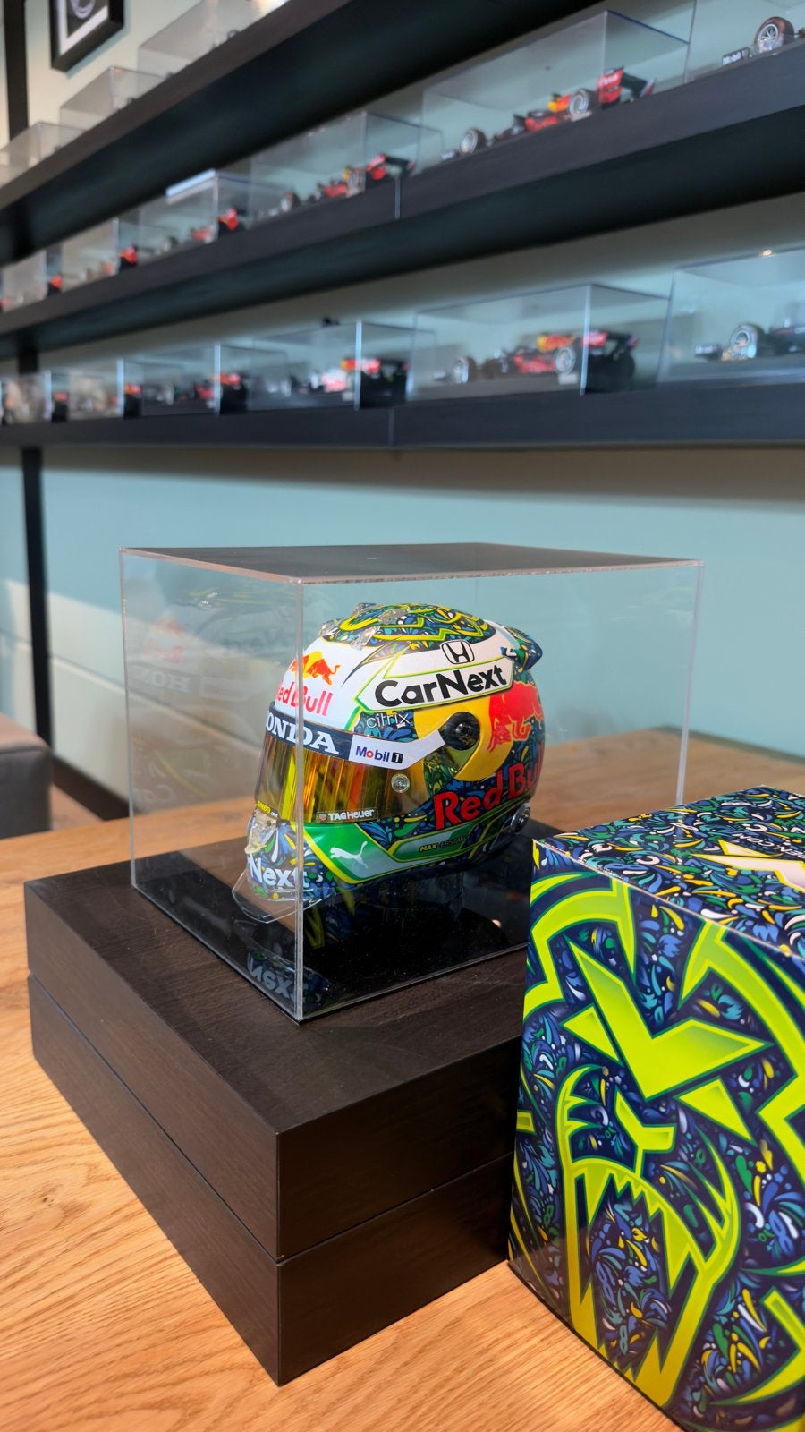 Max Verstappen 2022 Mexico GP Helm, Verzamelen, Ophalen of Verzenden, Zo goed als nieuw, Formule 1