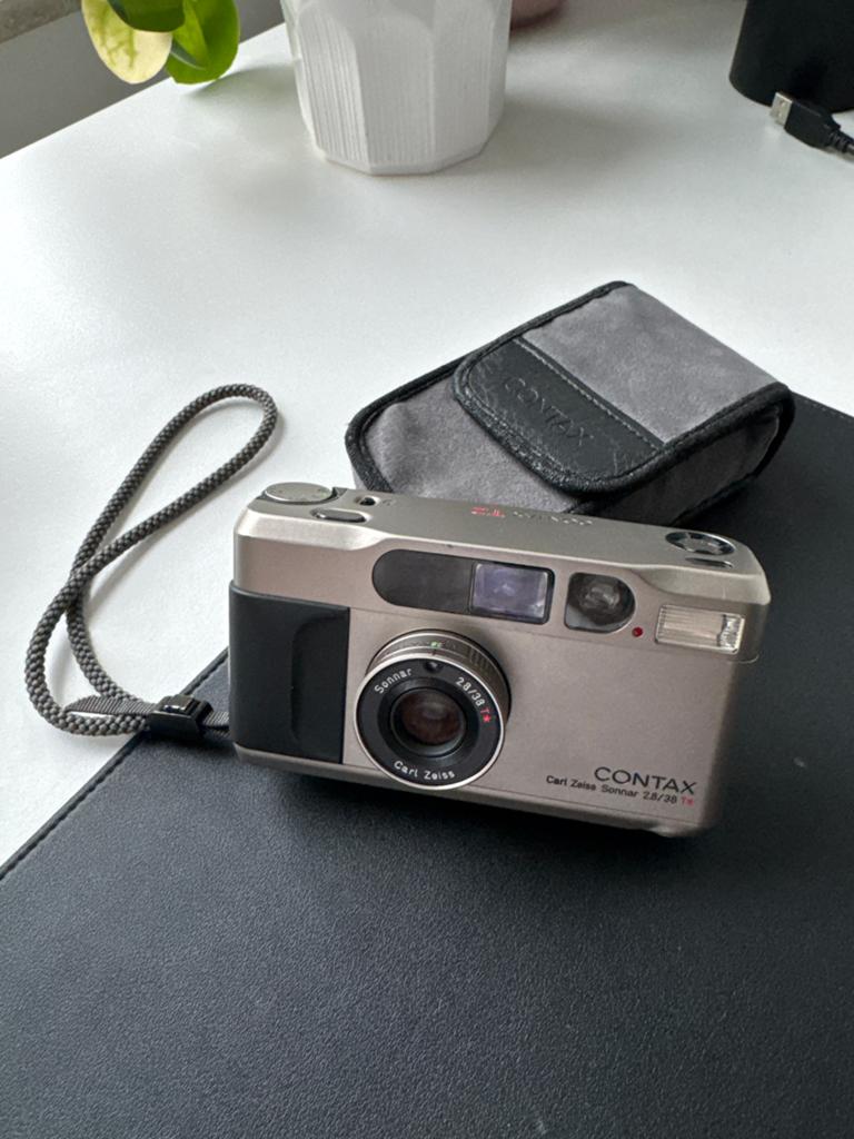 Contax T2, Audio, Tv en Foto, Fotocamera's Analoog, Ophalen of Verzenden, Gebruikt, Compact, Overige Merken