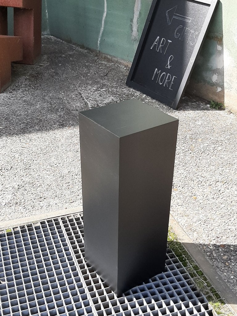 Zuil mat zwart 25x25x70cm, Ophalen of Verzenden, Nieuw