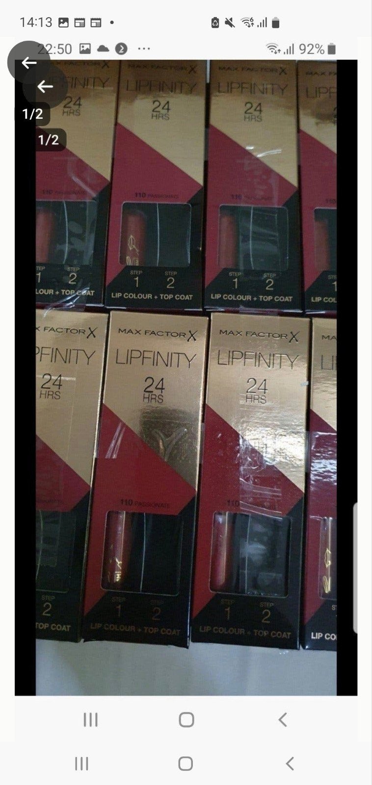 Max Factor Lipfinity 110 Passionate zonder topcoat, Lippen, Verzenden, Nieuw, Make-up