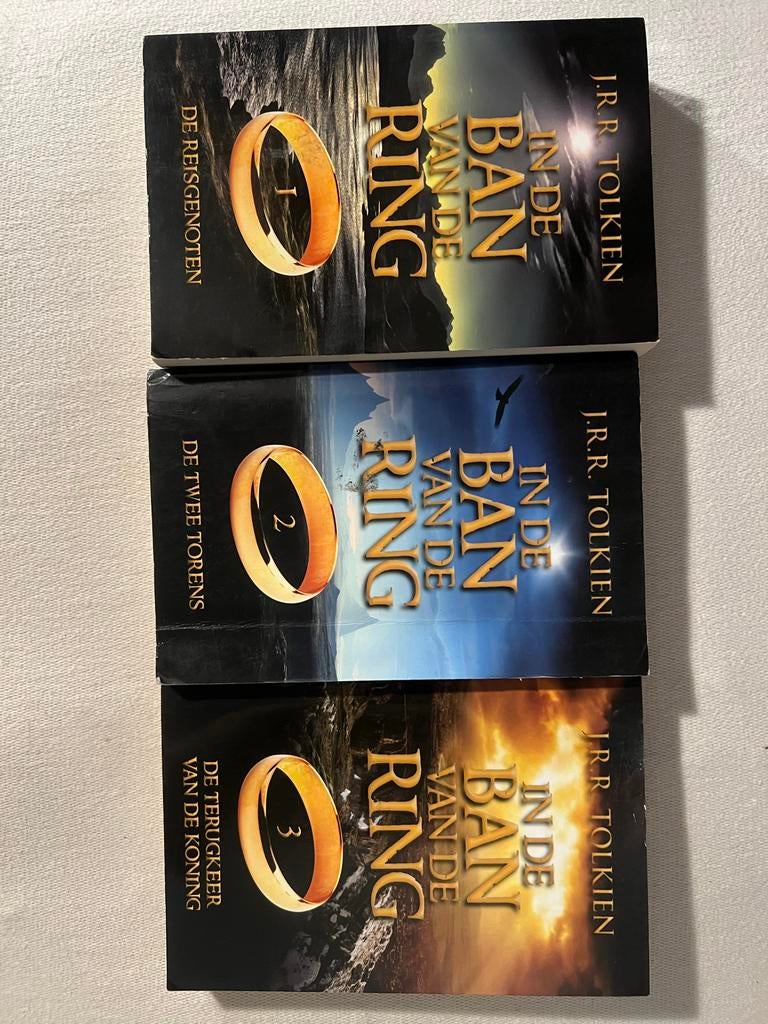 In de Ban van de Ring - J.R.R. Tolkien (3 delen), Ophalen of Verzenden, Zo goed als nieuw