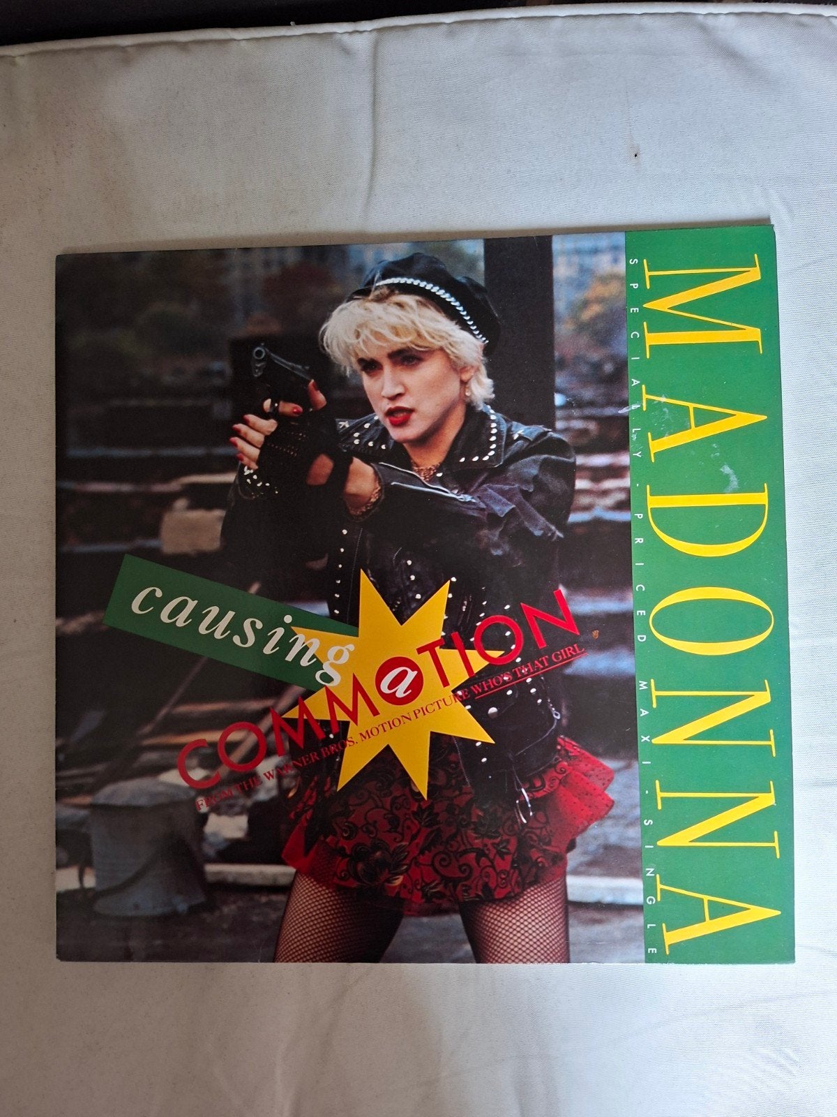 Madonna - Causing a Commotion - 12 inch single, Cd's en Dvd's, Vinyl Singles, Gebruikt, Ophalen of Verzenden, Pop, 12 inch