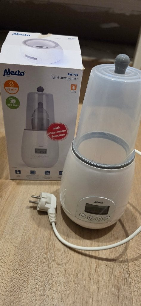 Flessenwarmer alecto, Ophalen of Verzenden, Gebruikt, Flessen- of potjesverwarmer, Alecto