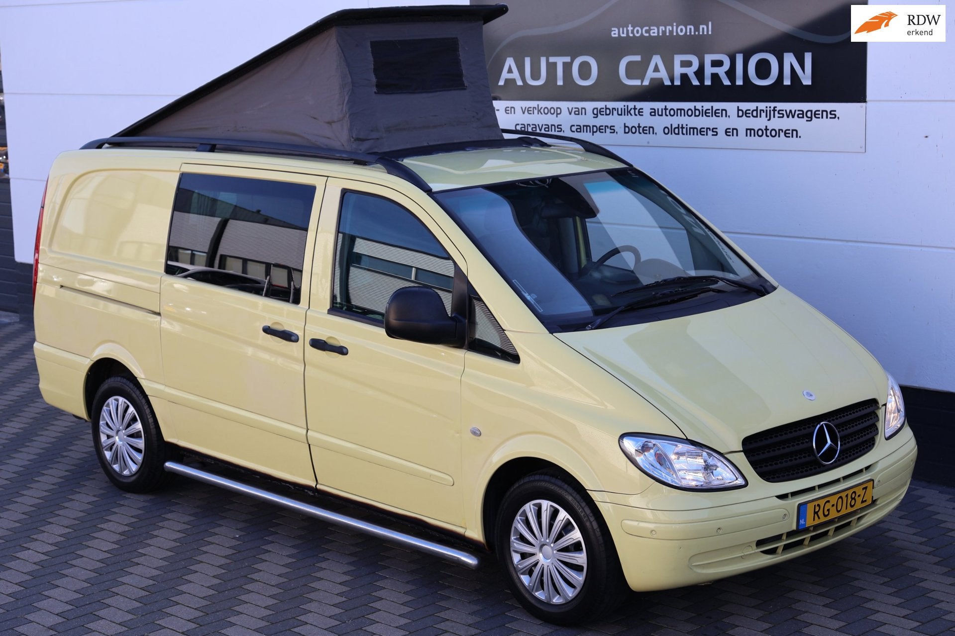Mercedes-Benz 639 VITO 111 CDI Camper 5-pers Airco Hefdak !, Tot en met 2, Mercedes-Benz, Bedrijf, Elektrische ramen