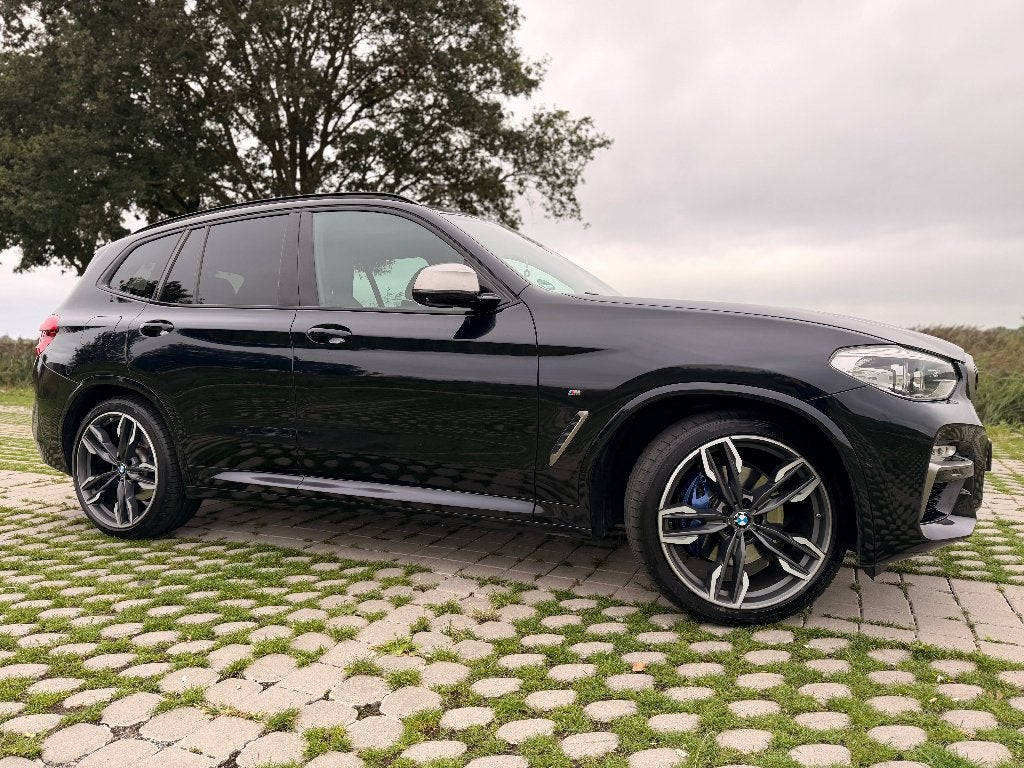BMW X3 M40i 360pk Aut 2017 Donkerblauw, Automaat, Euro 5, Zwart, 2000 kg