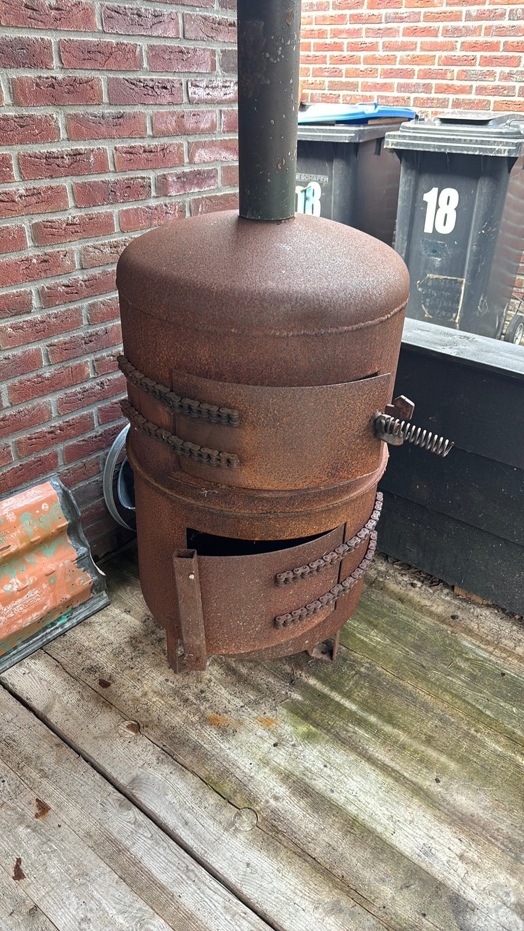 Tuinhaard pizza oven, Ophalen of Verzenden, Gebruikt