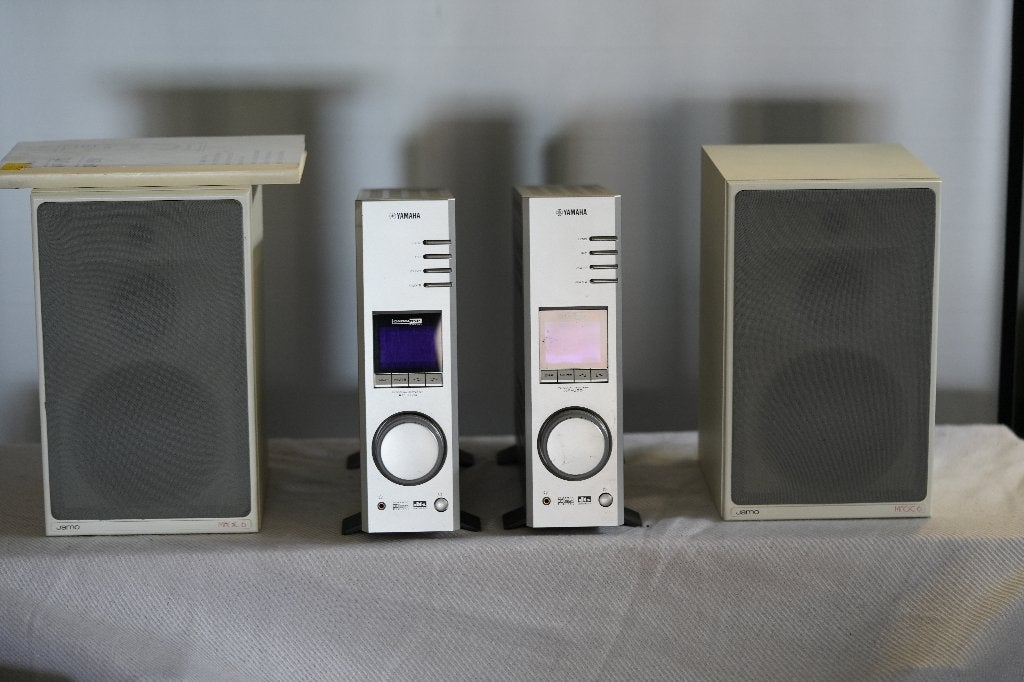 Yamaha AP-U70 Personal Amplifier + Jamo Magic 6 Speakers, Ophalen, Gebruikt