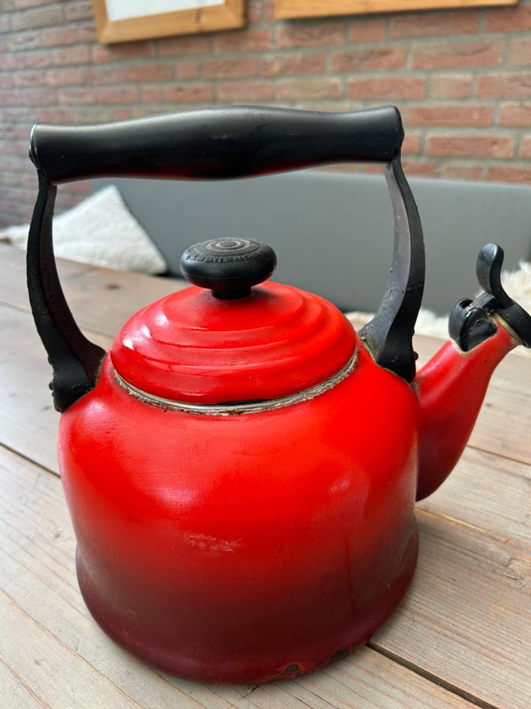 Fluitketel le Creuset, Ophalen of Verzenden, Gebruikt