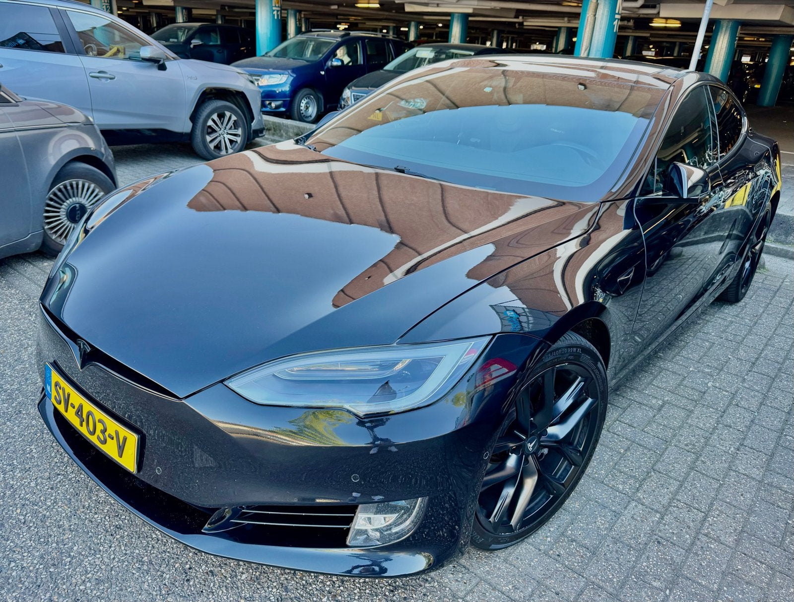 Tesla Model S 2018 black edition 75d, Auto's, Tesla, Particulier, Model S, Elektrisch, Euro 6, Hatchback, Automaat, Origineel Nederlands