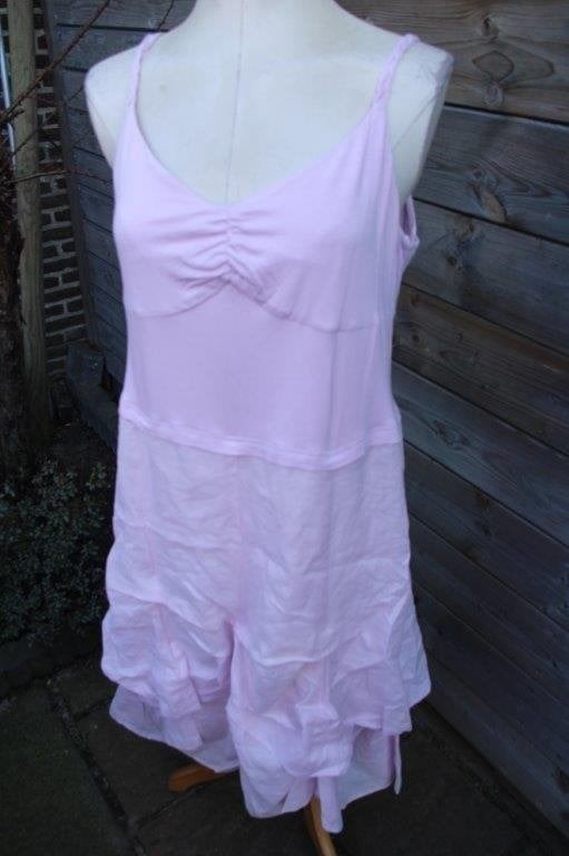 Jurk licht roze Apanage mt 44 Vaste prijs, Maat 42/44 (L), Ophalen of Verzenden, Zo goed als nieuw, Apanage