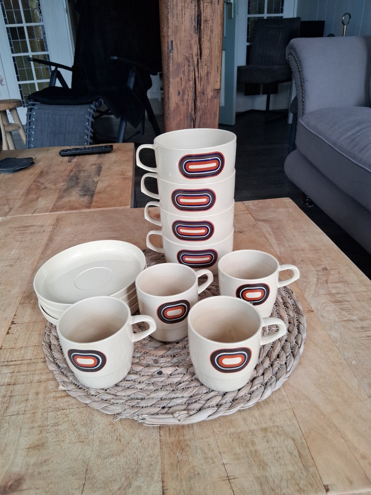 vintage mepal rosti melamine jaren 70 retro servies, Ophalen of Verzenden, Gebruikt