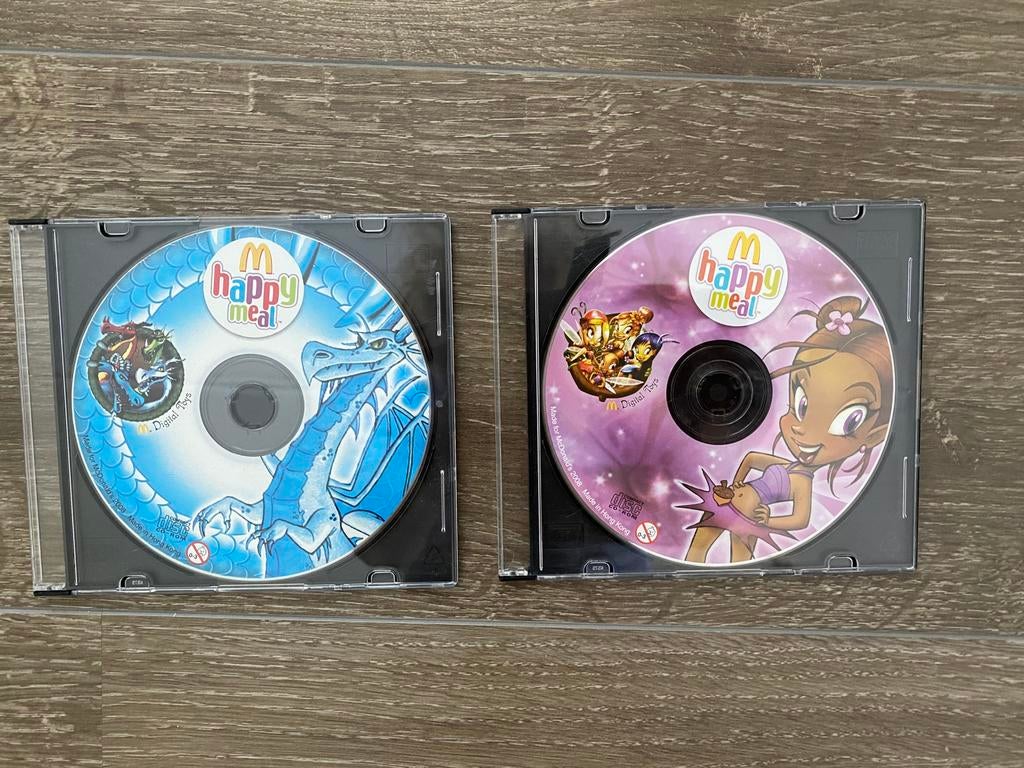 Cd rom van de Mc Donalds 2 stuks, Alle leeftijden, Ophalen of Verzenden, Gebruikt
