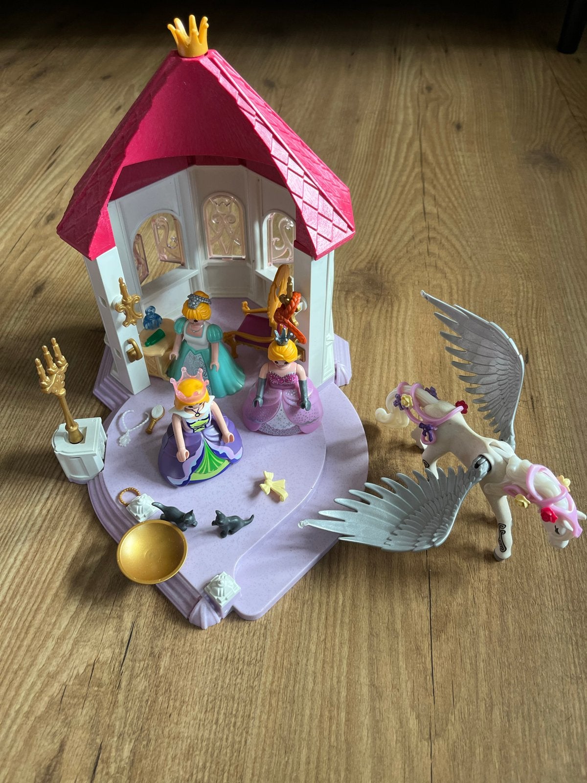 Playmobil Prinsessenkasteel met Figuren en Pegasus, Ophalen, Gebruikt, Gebouw, Complete set