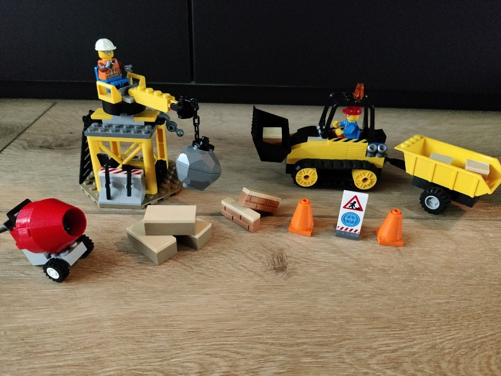 Lego City bouwplaats 60252, Kinderen en Baby's, City, Lego, Inclusief instructies, Ophalen of Verzenden