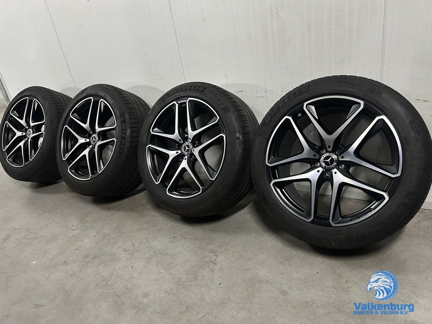 7mm! Originele Mercedes GLS GLE W167 AMG 21 inch breedset zw
