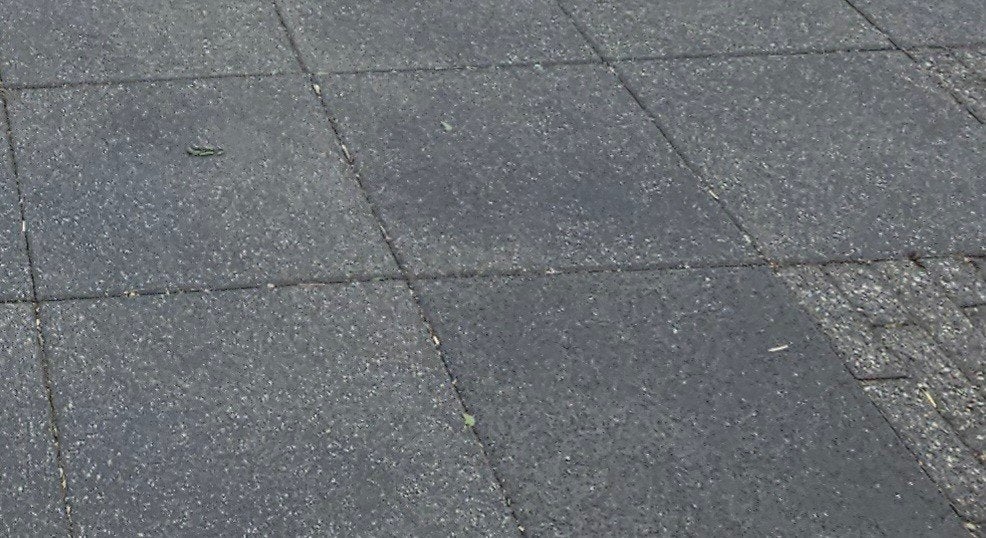 Middengrijs beton tegels 50x50x4 cm, Ophalen, Gebruikt, Beton, Terrastegels