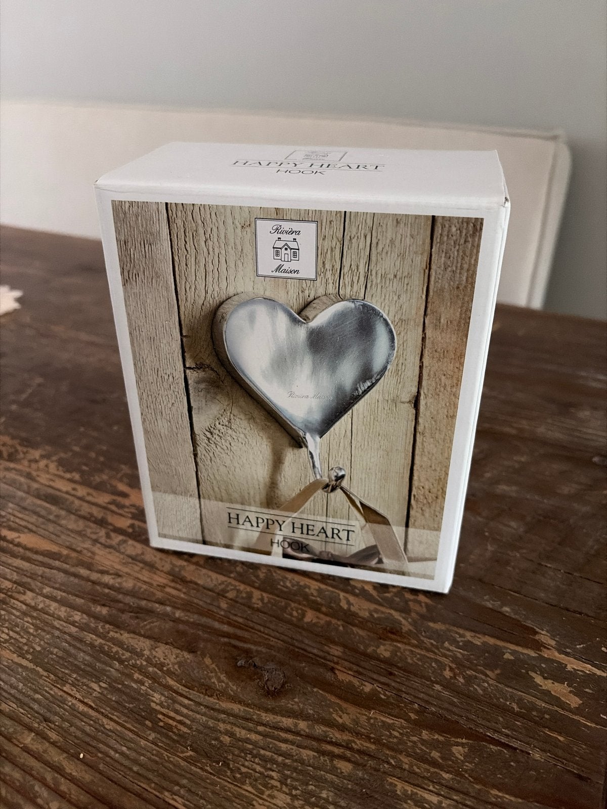 Riviera Maison Happy Heart Hook - Nieuw in doos, Nieuw, Ophalen of Verzenden, Landelijk, Metaal