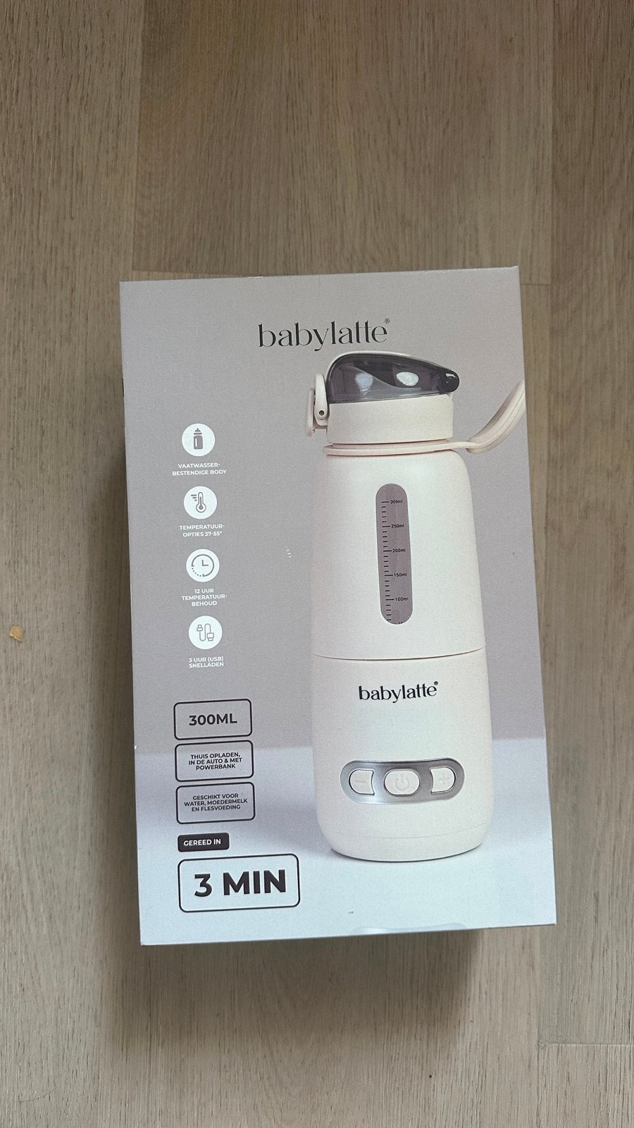 Babylatte Flessenwarmer - Draagbaar en Snel, Ophalen, Zo goed als nieuw, Draagbaar, Flessen- of potjesverwarmer
