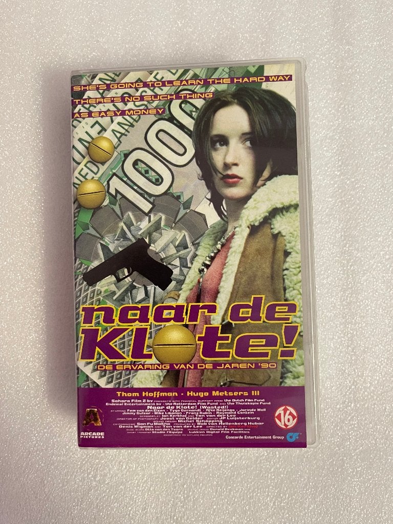 VHS Naar de Klote! (1996/1997) (Gabber / House), Vanaf 16 jaar, Muziek en Concerten, Zo goed als nieuw, VHS