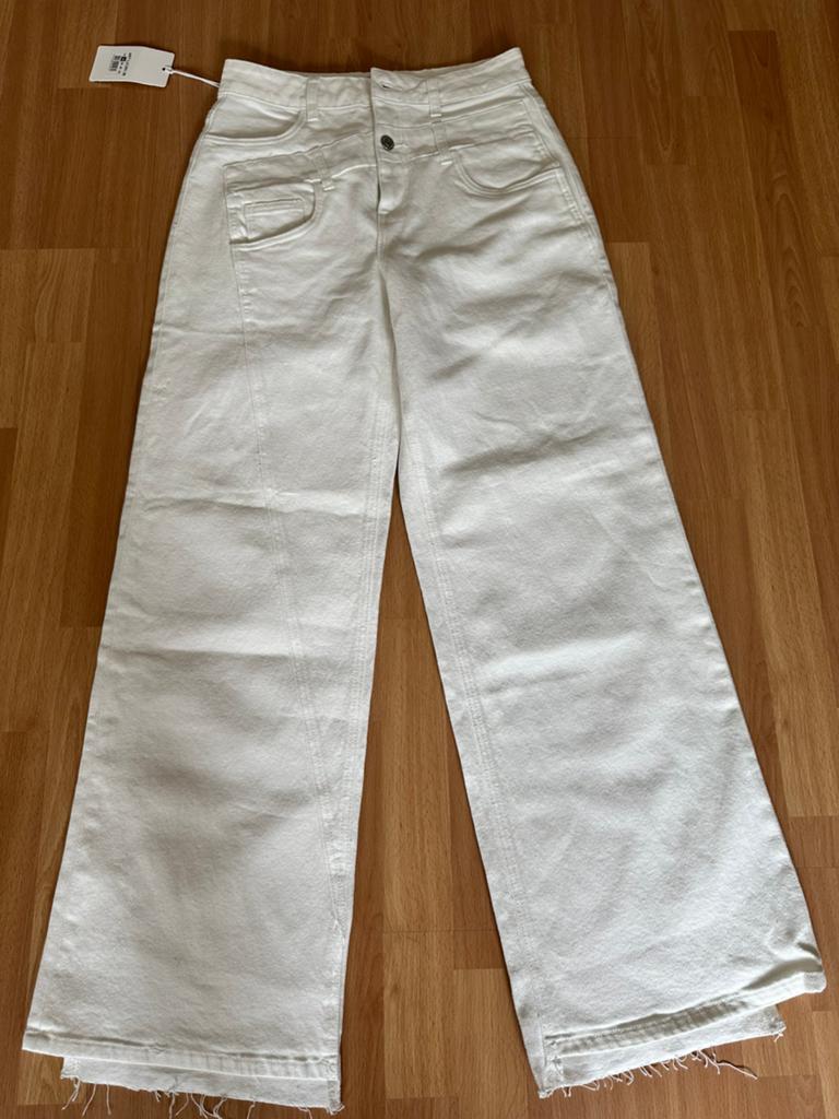 Super chille nieuwe Toxic3 witte wide leg jeans mt S, Kleding | Dames, Spijkerbroeken en Jeans, Ophalen of Verzenden, Zo goed als nieuw