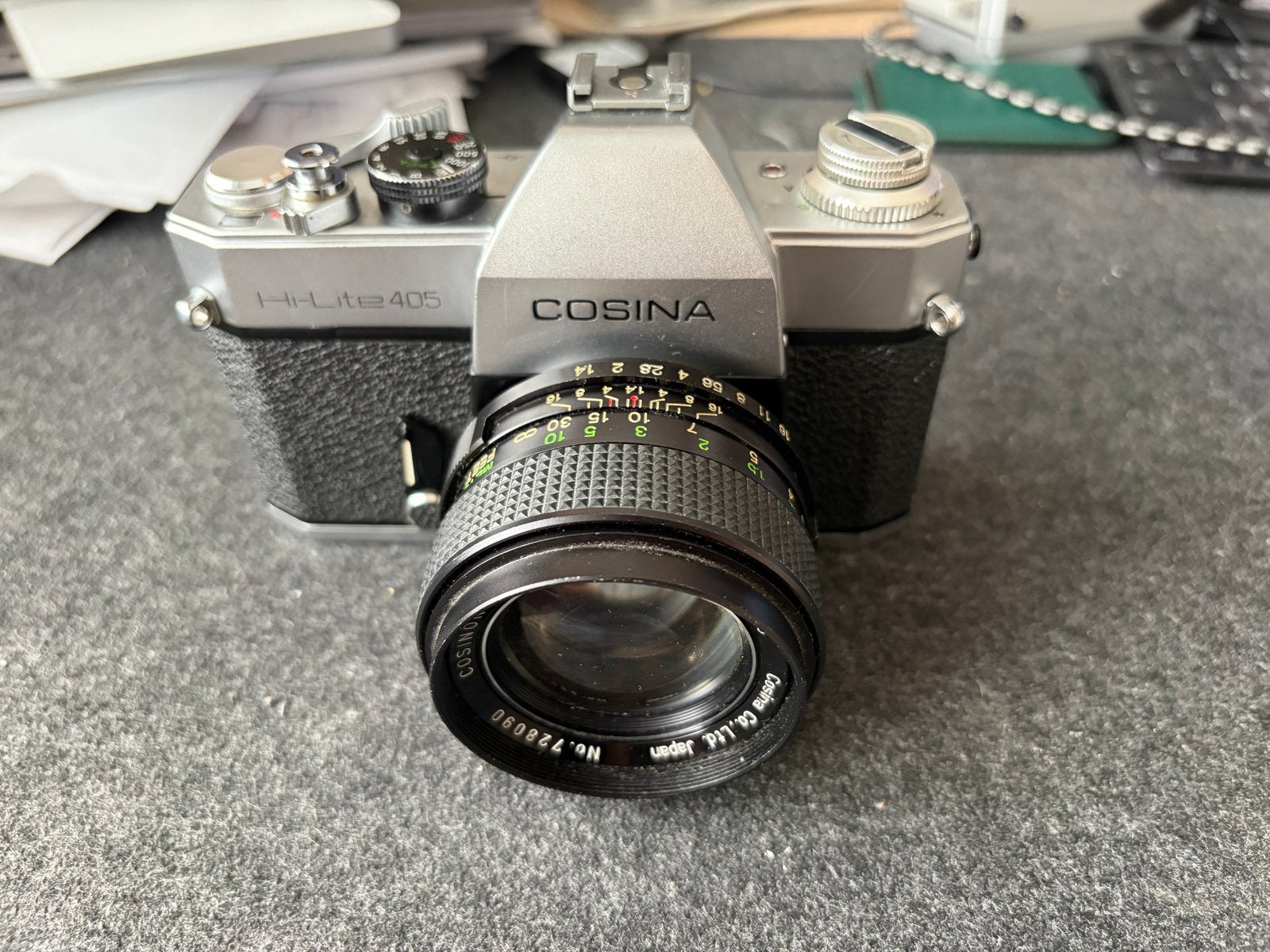 Cosina Hi-Lite 405 analoge camera, Ophalen of Verzenden, Gebruikt, Spiegelreflex, Overige Merken
