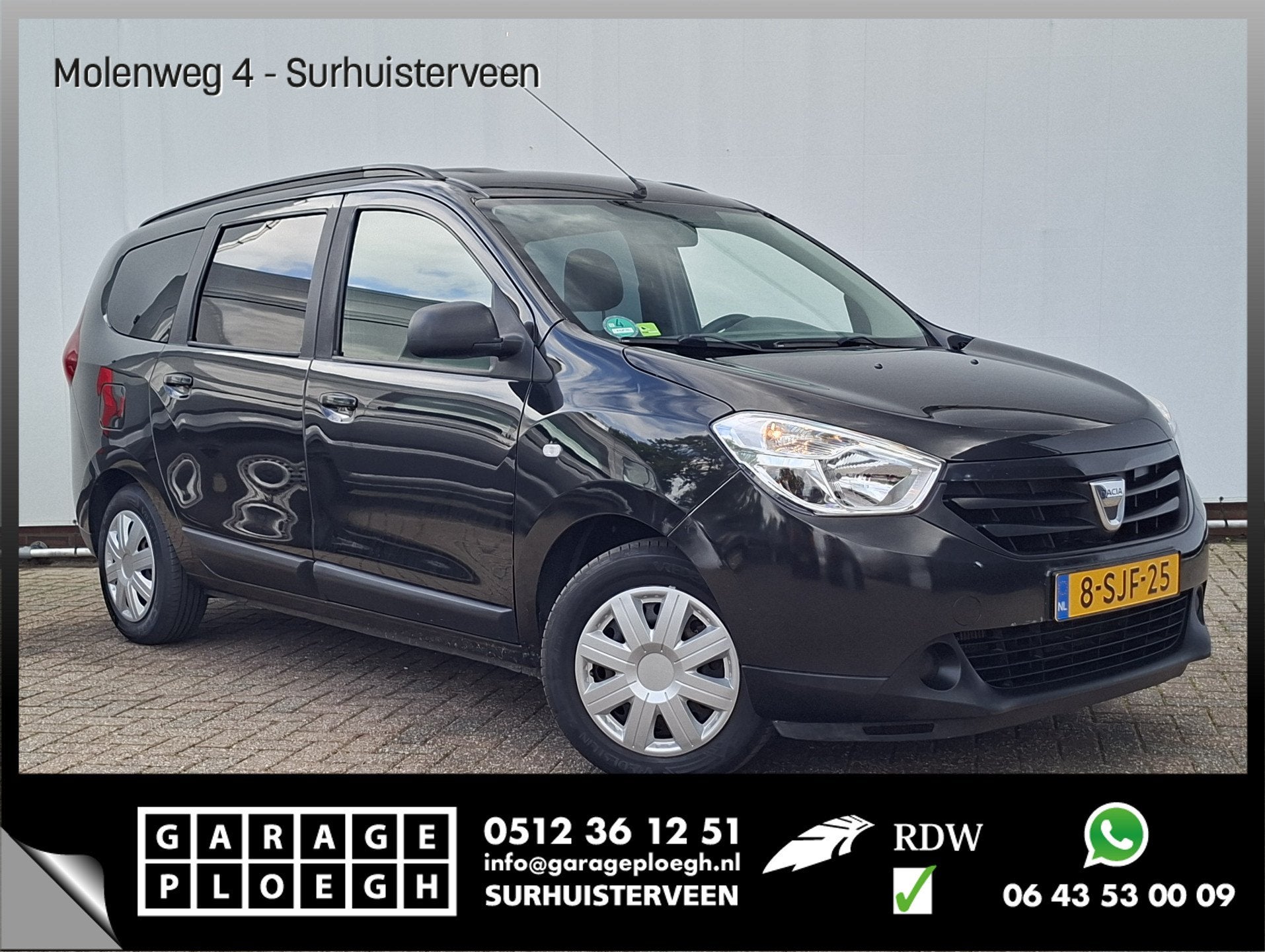 Dacia Lodgy 1.2 TCe Ambiance 5p. Hoge zit Airco Cruise Trekh, Auto's, Voorwielaandrijving, Euro 5, Gebruikt, 116 pk