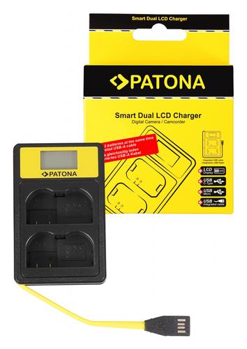 Smart Dual LCD USB Charger Nikon D600 D610 D800 D810 Z6 Z7, Verzenden, Nieuw