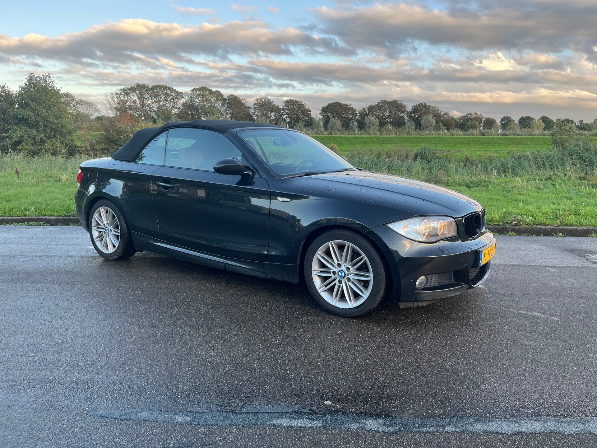 BMW 1-serie Cabrio 118i M Pakket /*BJ 2009 /* AIRCO /* GOED, 4 stoelen, Zwart, Leder, Euro 4