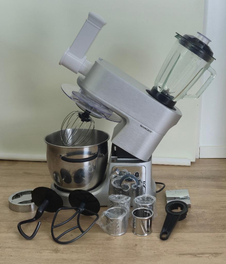 Silvercrest foodprocessor, Witgoed en Apparatuur, Keukenmixers, Minder dan 1 liter, Ophalen of Verzenden, Gebruikt, 3 snelheden of meer