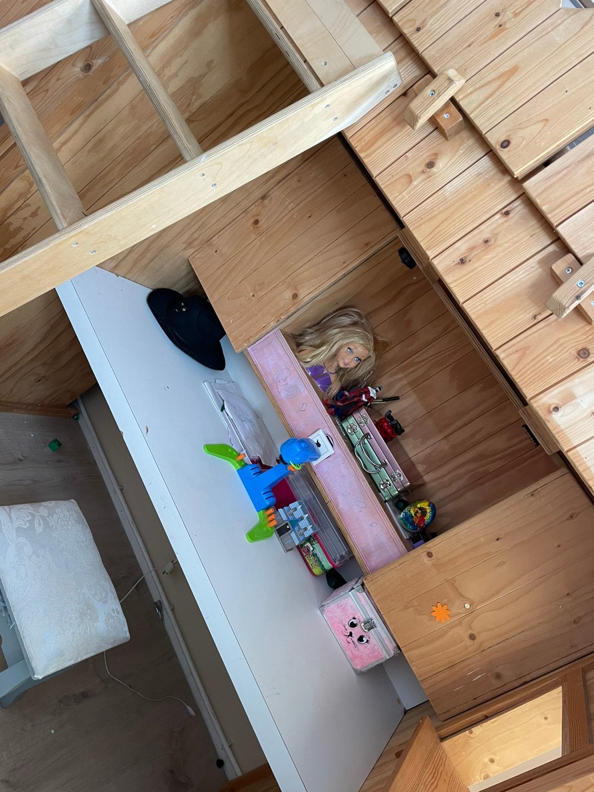 Bedstee / hoogslaper, Ophalen of Verzenden, Zo goed als nieuw, Hoogslaper