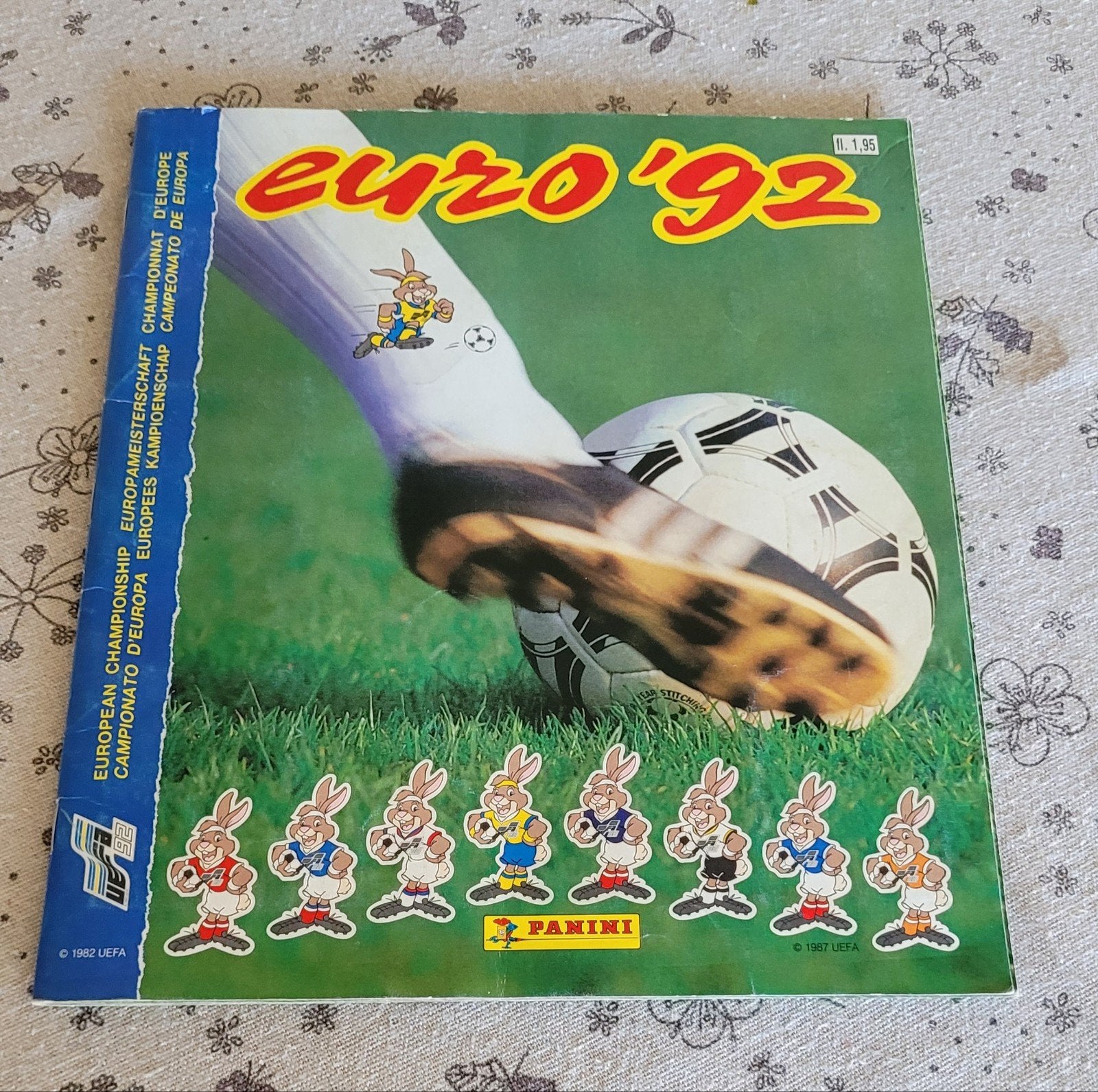 panini album EK 92 met poster, Ophalen of Verzenden, Zo goed als nieuw, Buitenlandse clubs, Poster, Plaatje of Sticker