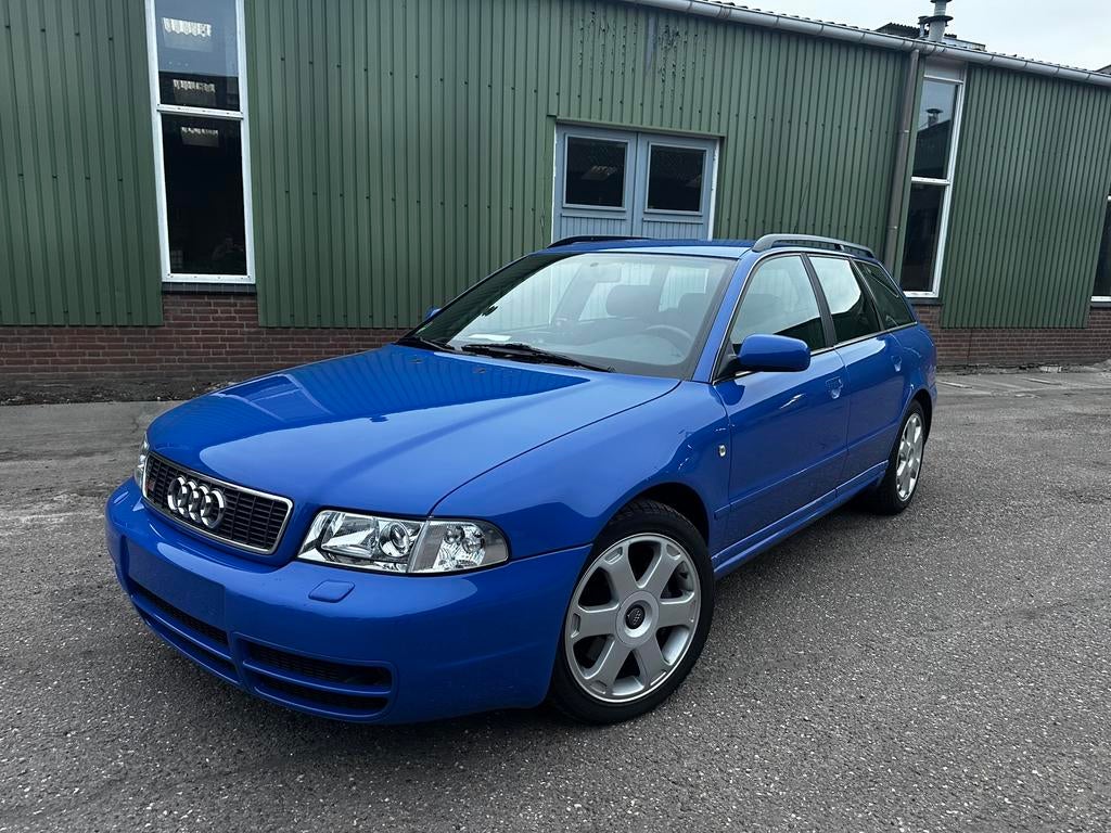 Audi S4 2.7 V6 Avant Quattro 195KW 1998 Blauw, 2671 cc, Blauw, Stationwagon, Handgeschakeld