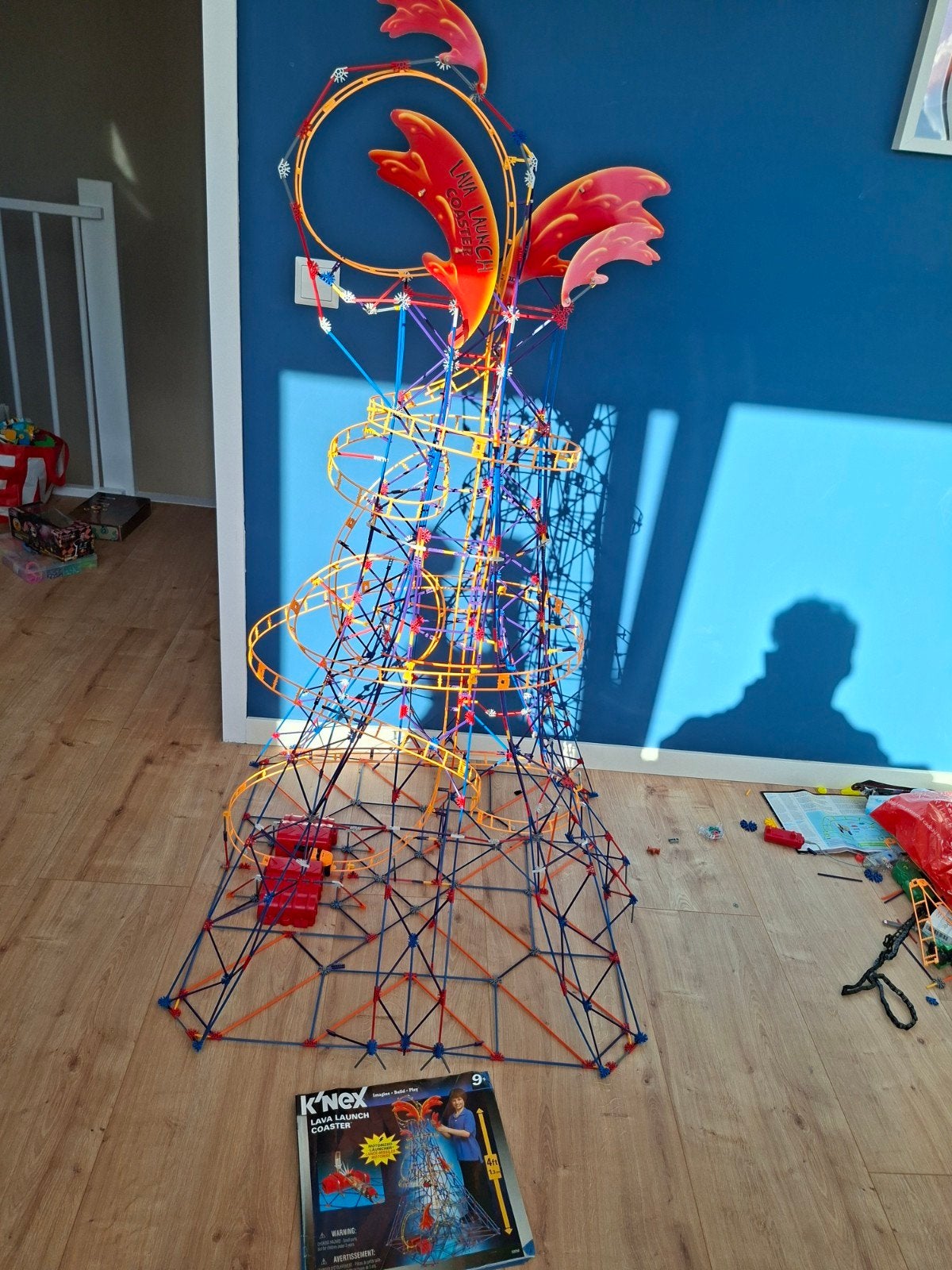 K'nex Lava Launch Coaster - set met handleiding, Ophalen of Verzenden, Gebruikt, K'nex