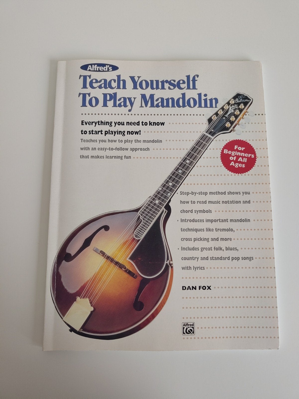 muziekboek mandoline, Ophalen of Verzenden, Zo goed als nieuw, Les of Cursus, Klassiek