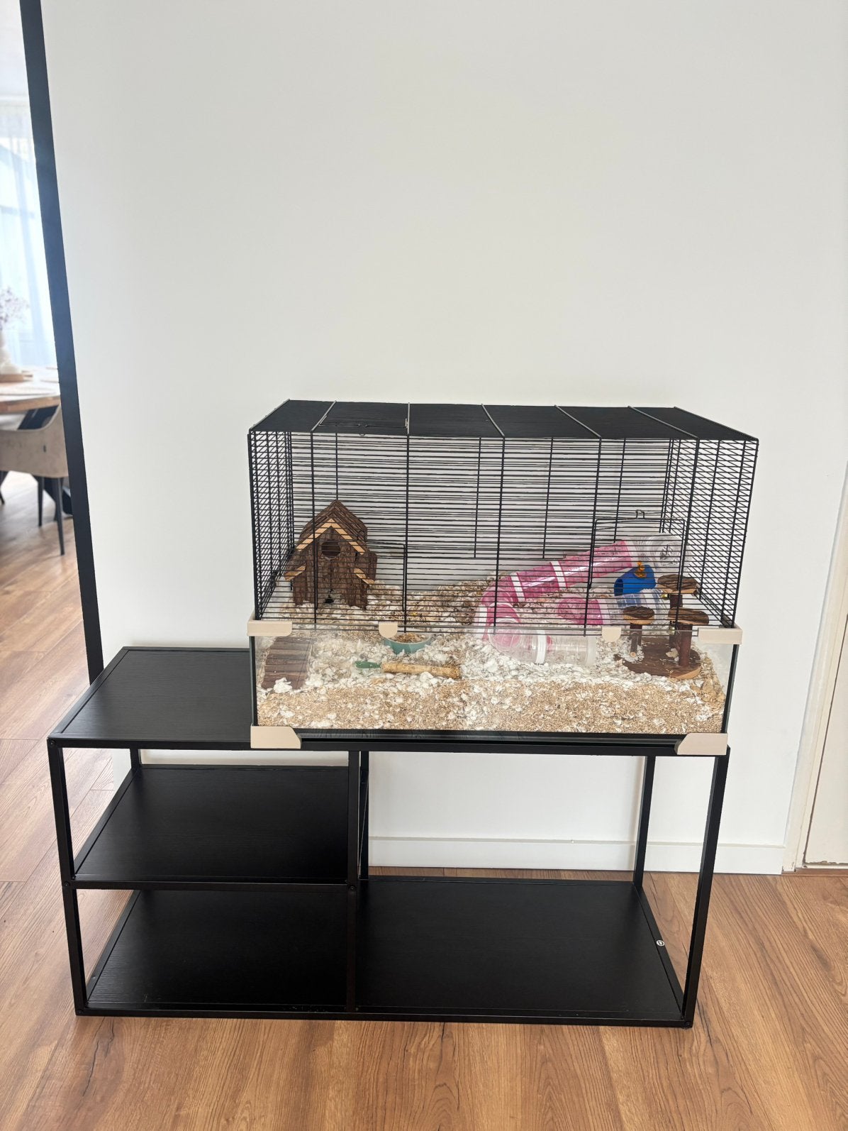 hamsterkooi, Dieren en Toebehoren, Kooi, Minder dan 75 cm, Zo goed als nieuw, Ophalen