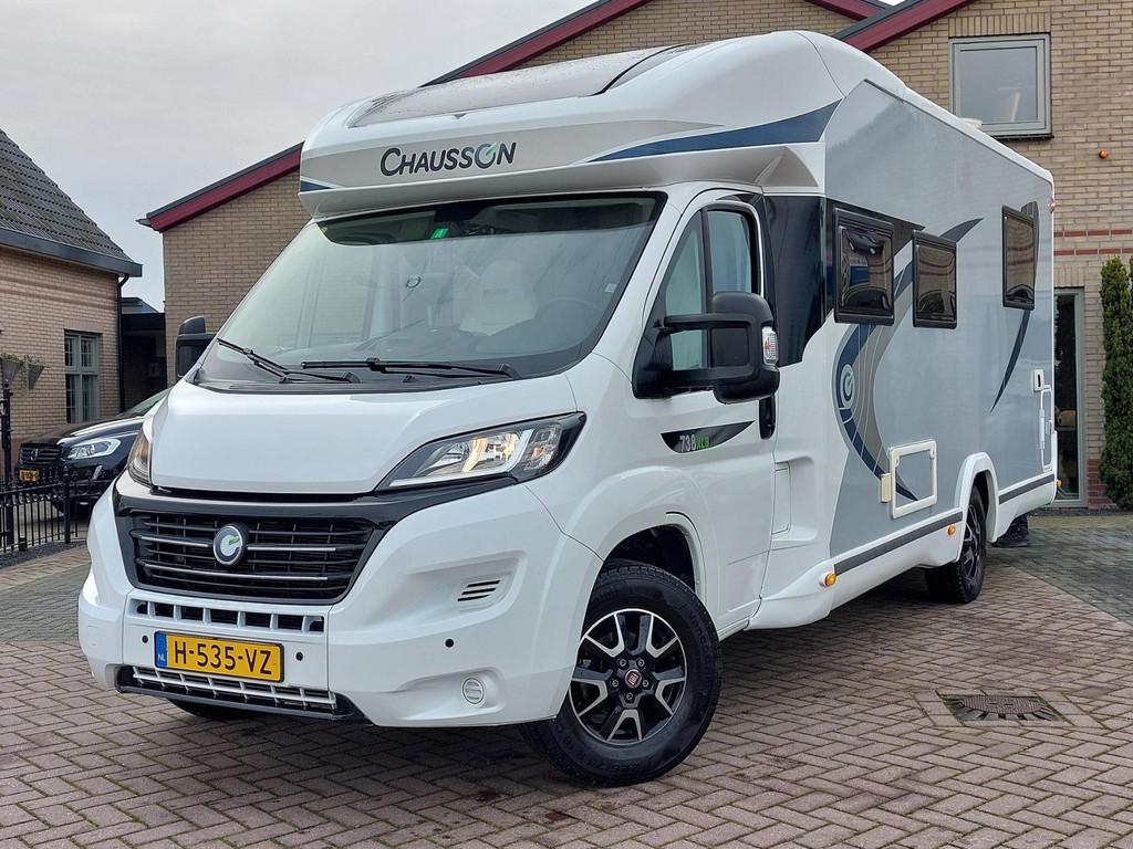 Chausson 738 XLB | 2x Airco | Queensbed | 4-persoons, Integraal, Tot en met 2, Elektrische ramen, Rondzit