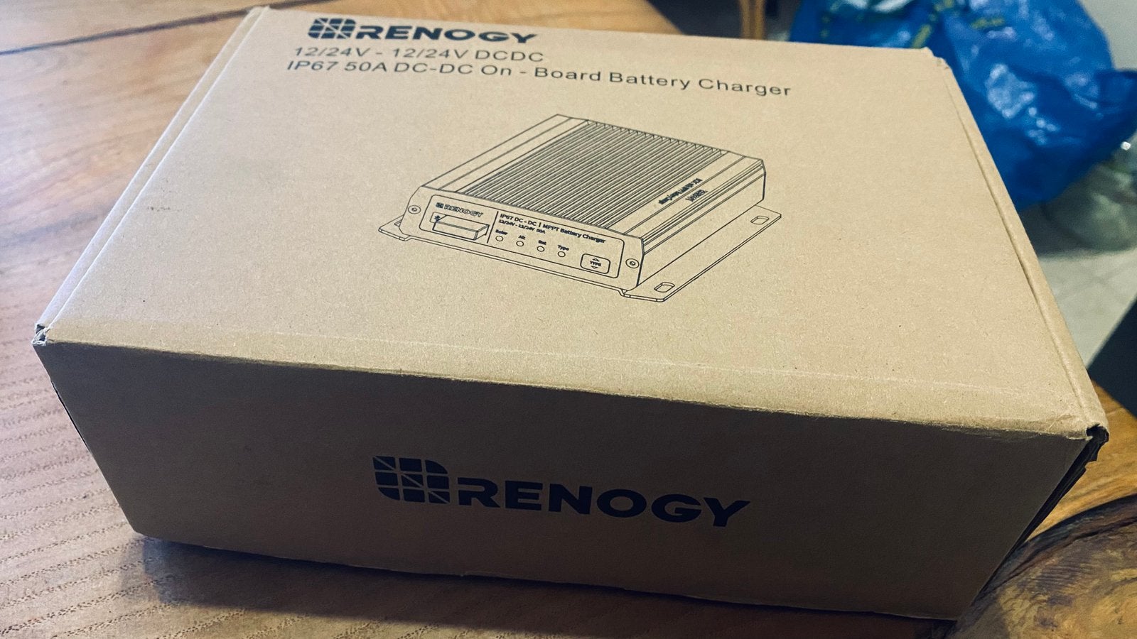 Renogy 12V/24V 50A DC-DC Battery Charger met MPPT – Nieuw, Nieuw