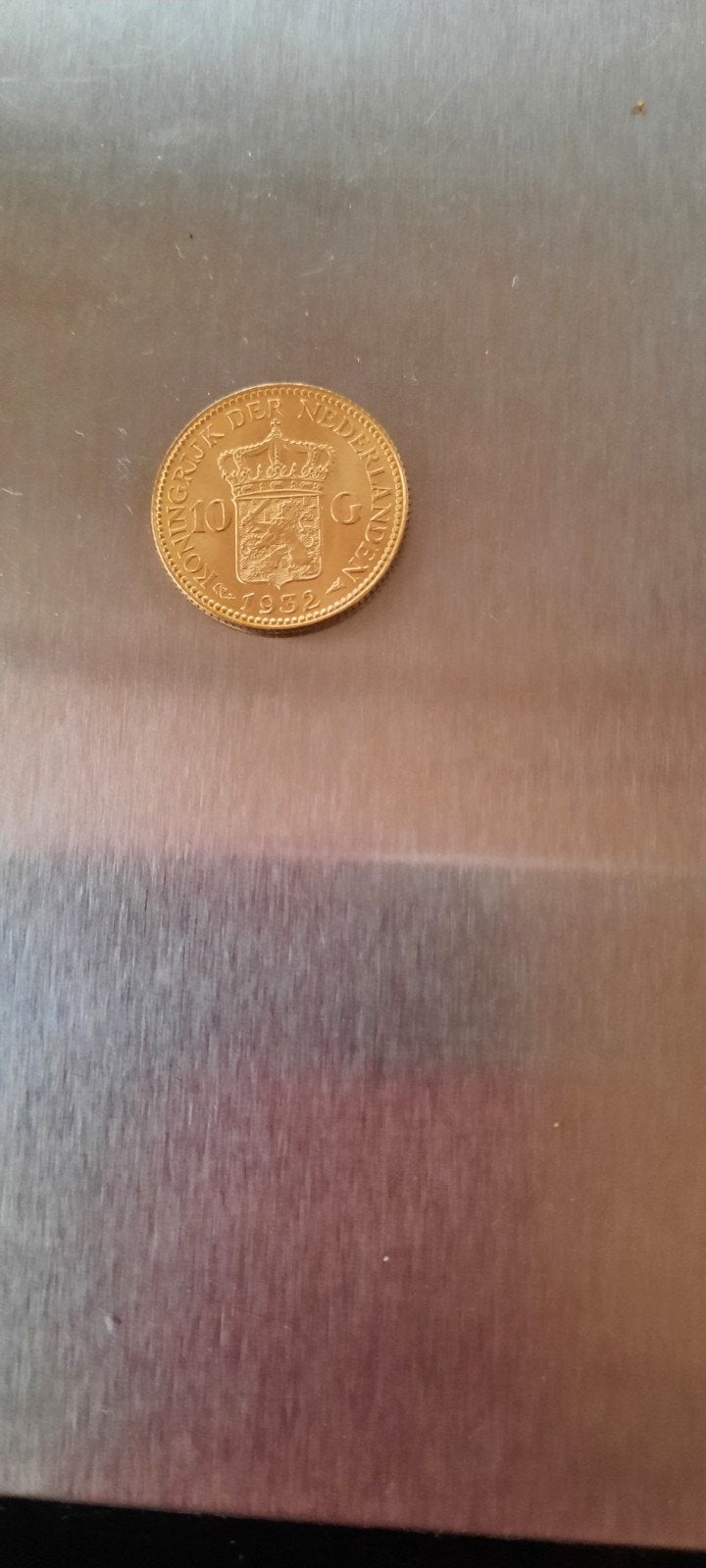 Gouden 10 Gulden munt Koningin Wilhelmina 1932, Ophalen, Goud, Koningin Wilhelmina, Losse munt