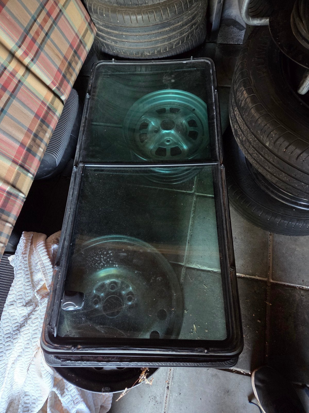 t4 schuifraam en gewone raam, Auto-onderdelen, Ophalen, Gebruikt, Volkswagen