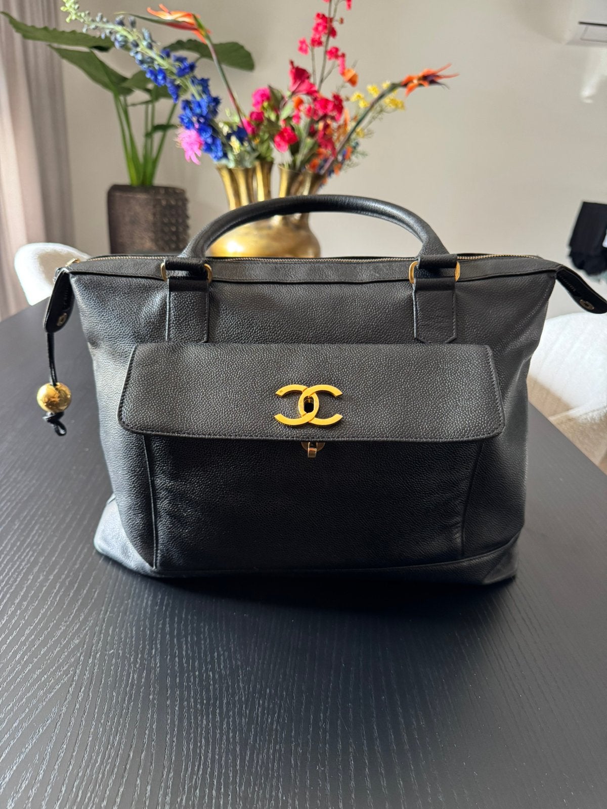 Orginele vintage chanel laptop tas, Sieraden, Tassen en Uiterlijk, Tassen | Damestassen, Ophalen